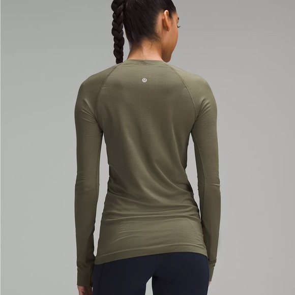 Lululemon Swiftly Tech Shirt Long-sleeve Tee Yellow Women's Size 8 - Picture 2 of 11